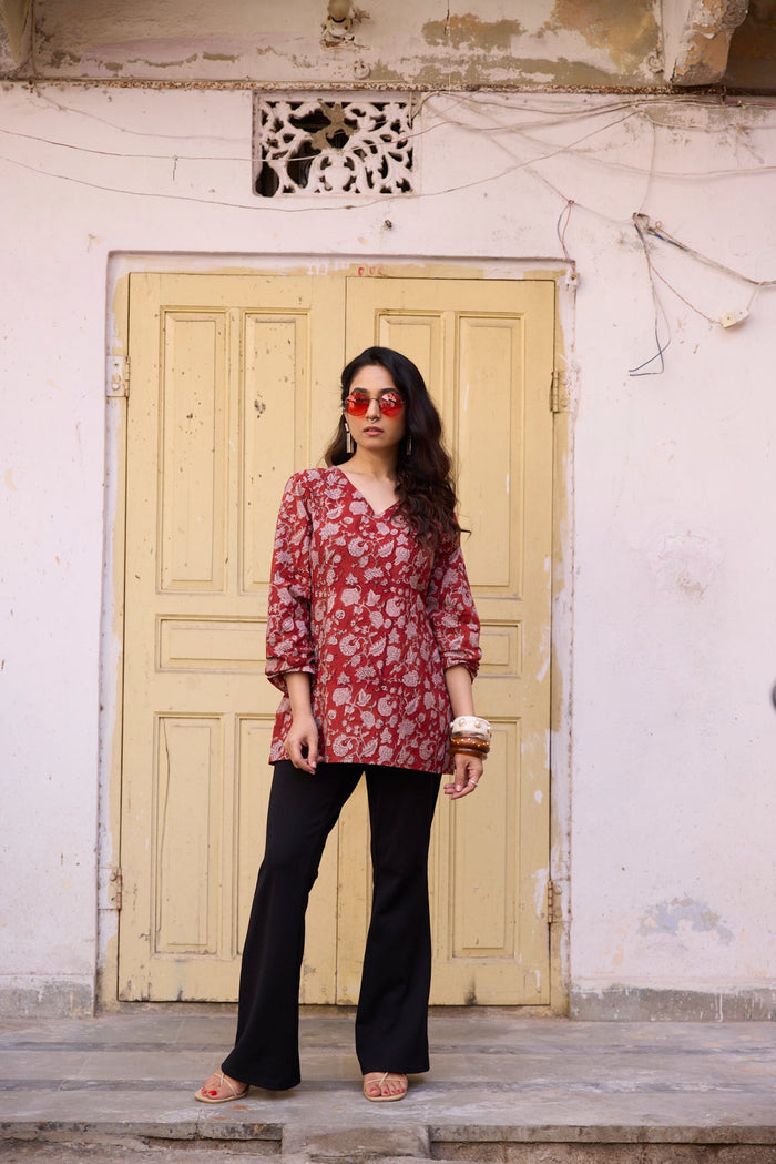 Traditional print kurti