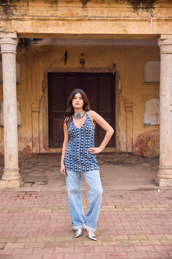 Cotton Sleeveless Top