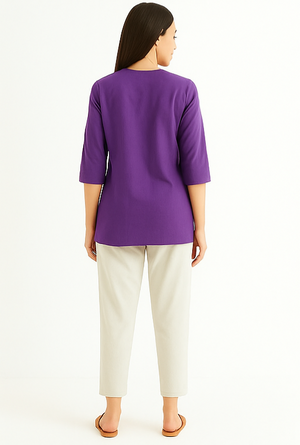 Lavender Breeze Short Kurta