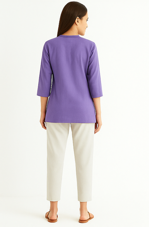 Lilac Breeze Short Kurta