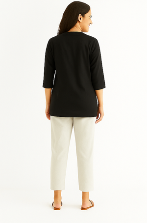 Black Breeze Short Kurta